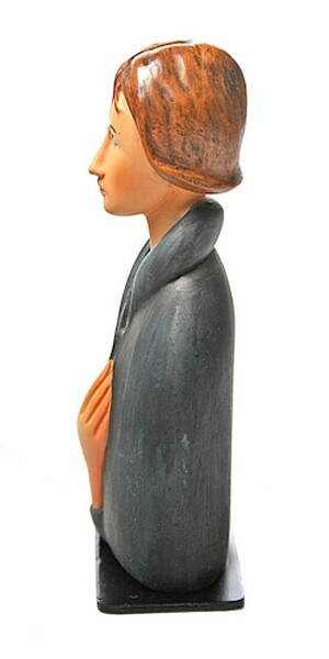 Blue Eyed Woman Bust Sculpture By Modigliani Portrait Bust Statue